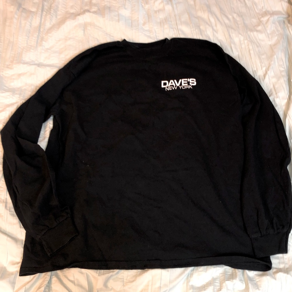 Daves NYC Longsleeve Tshirt black large